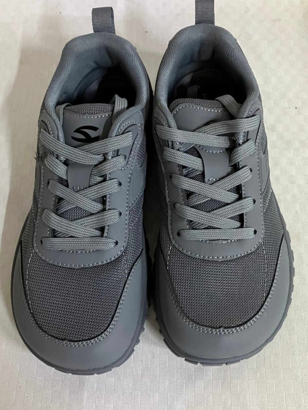 HOBIBEAR Wide Toe Running Sneakers Shoes Women's Size 40 Gray Lightweight